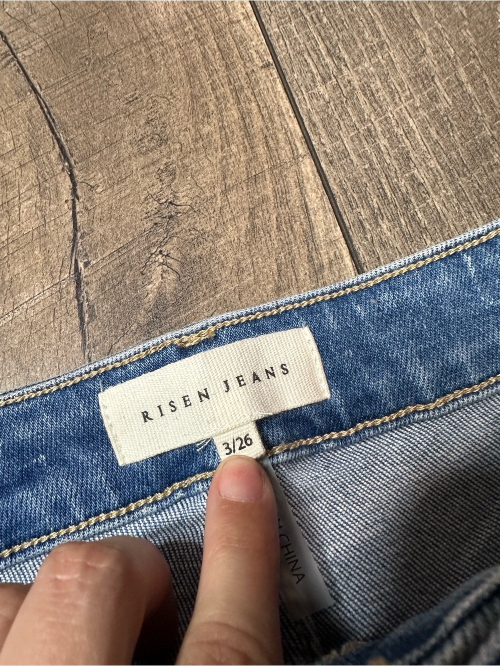 Risen Hi Rise Wide Leg Jeans - Picture 5 of 8